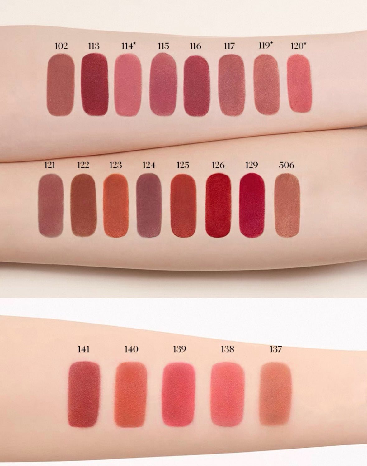 JOOCYEE Matte Muddy Rouge