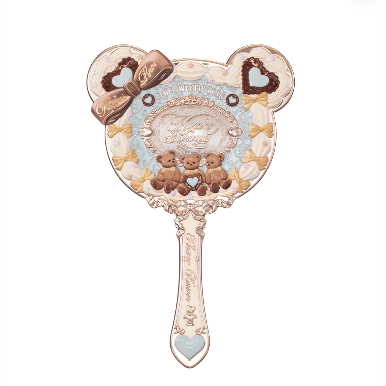 Flower Knows The Sweetie Bear Hand Mirror – Florise Cosmetics