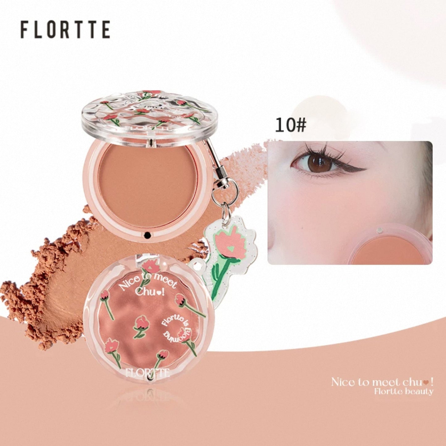 Flortte Nice To Meet Chu Powder Blush