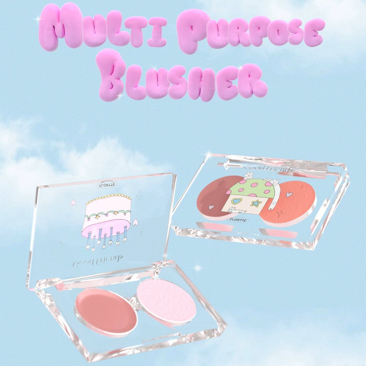 Flortte Good Friends Club Multi Purpose&Blusher