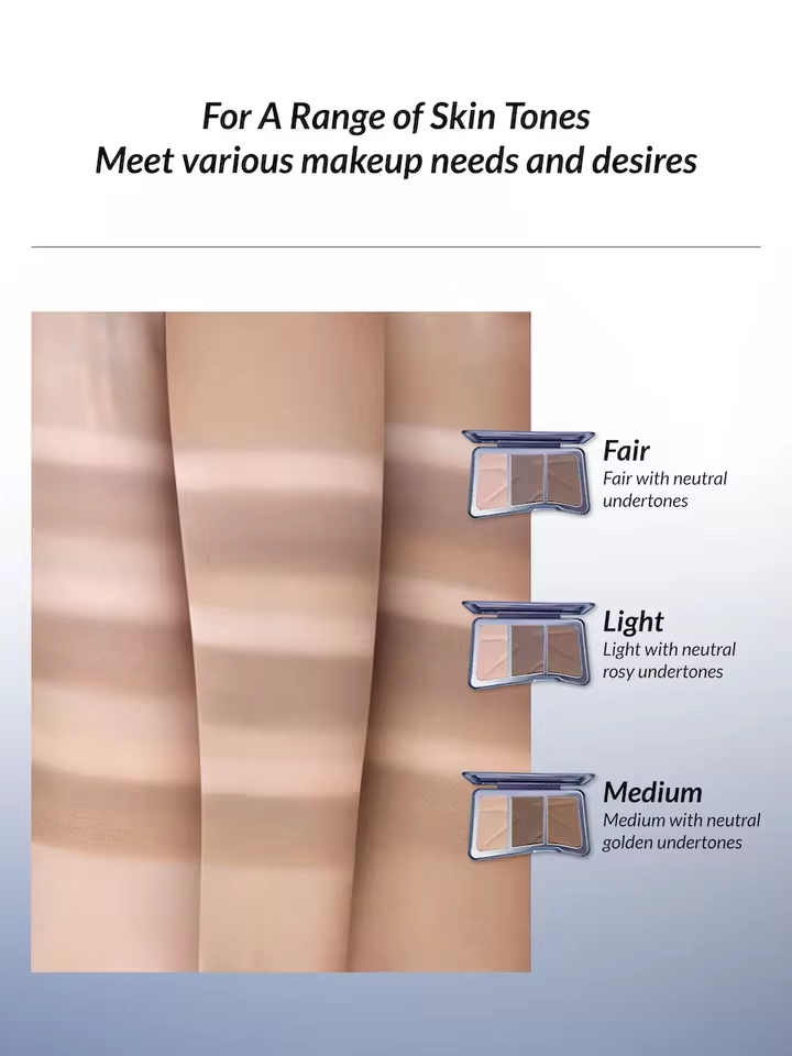 Kaleidos 3-shade Face Contour & Highlight Palette