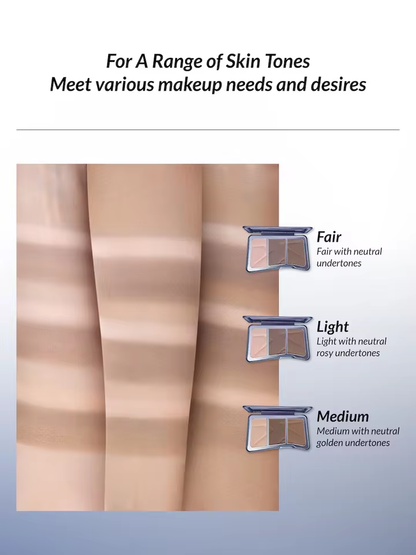 Kaleidos 3-shade Face Contour & Highlight Palette