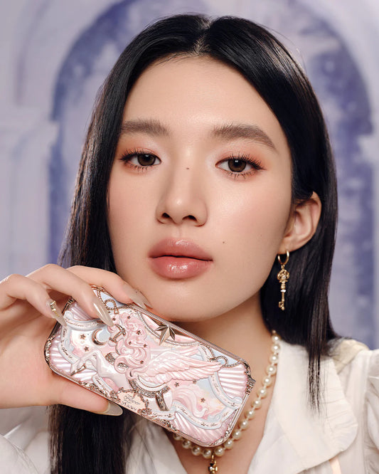 Flower Knows Knight Unicorn 6-Color Satin Makeup Palette