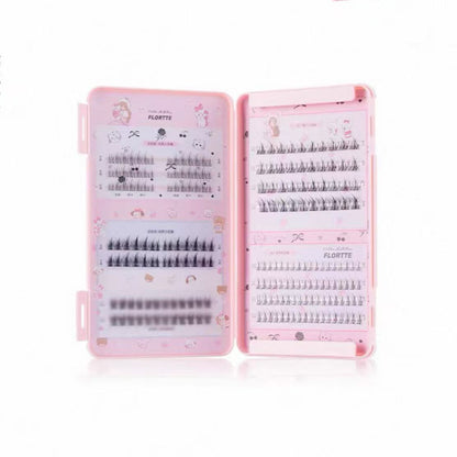 Flortte Mikko False Eyelashes(5 types 242 pieces)