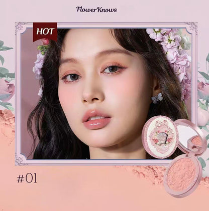 Flower Knows Midsummer Fairytales Velvet Embossed Blush