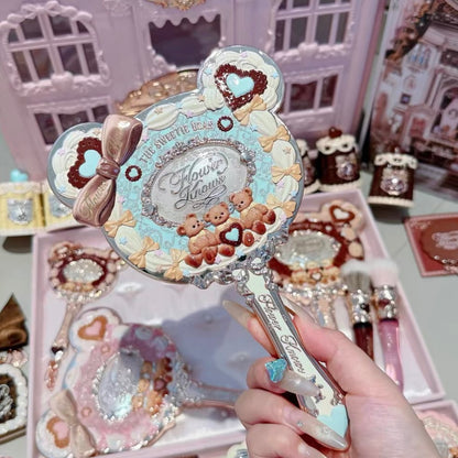 Flower Knows The Sweetie Bear Hand Mirror