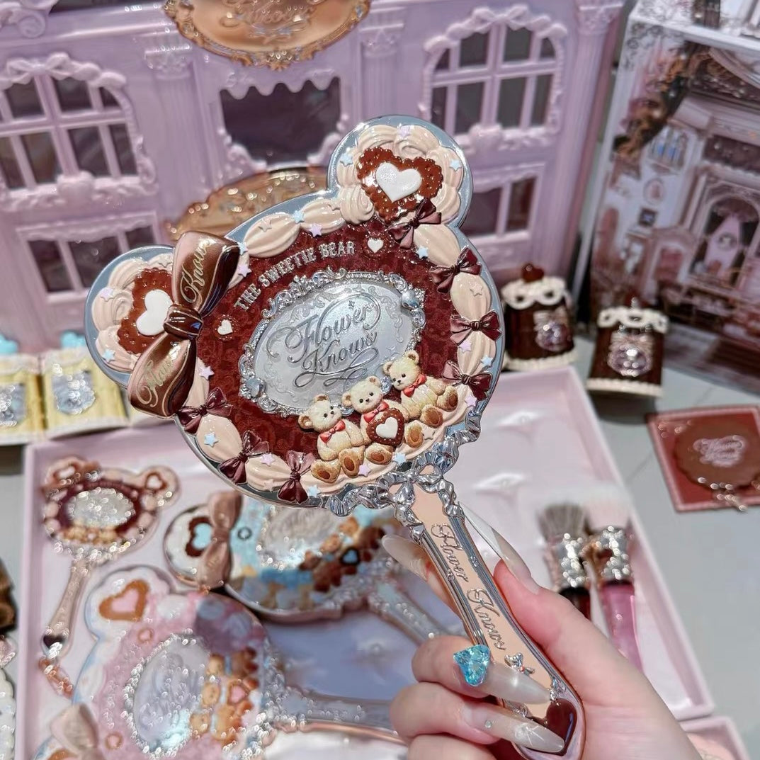 Flower Knows The Sweetie Bear Hand Mirror – Florise Cosmetics