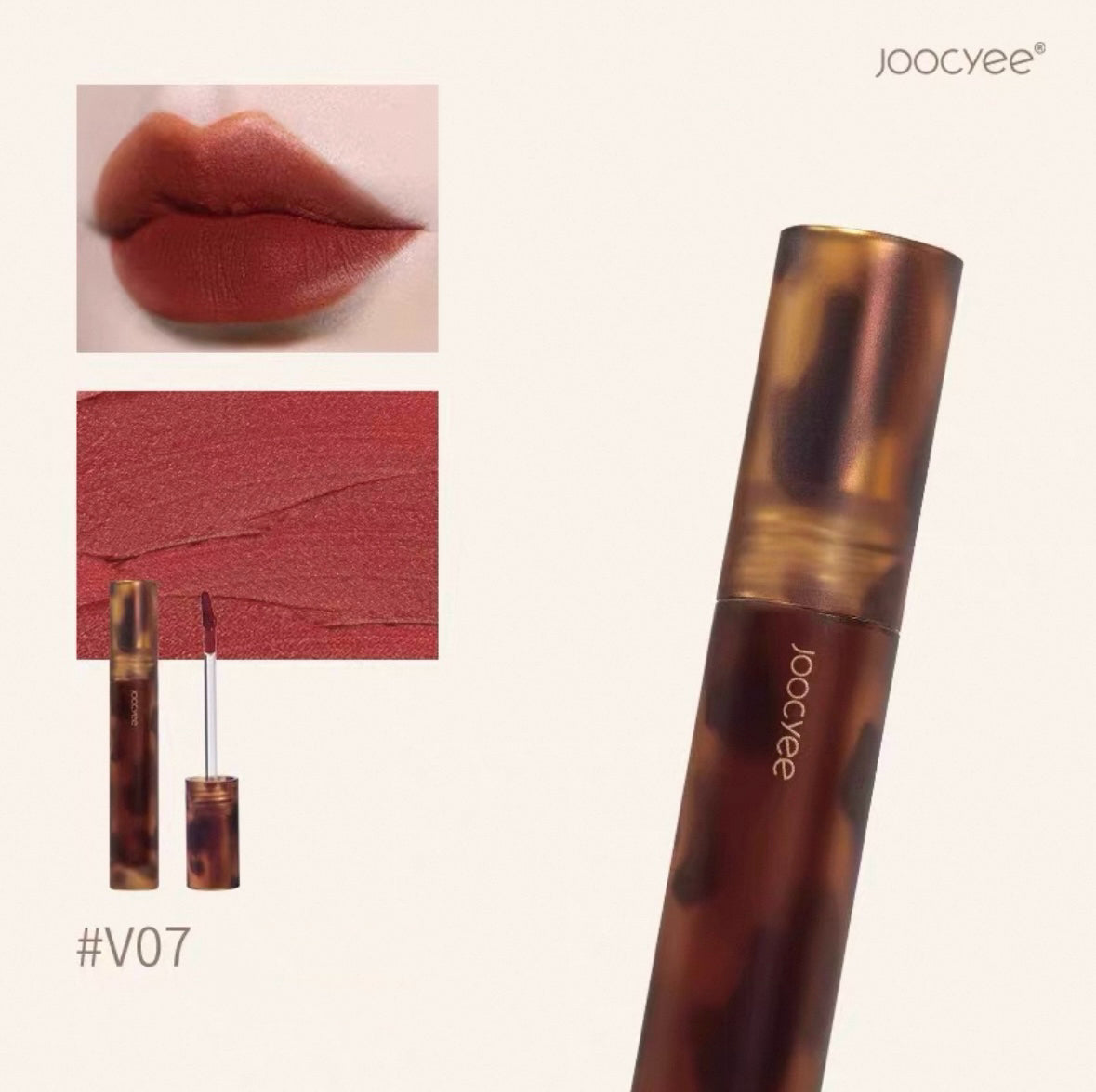 JOOCYEE Fluffy Matte Lip Gloss