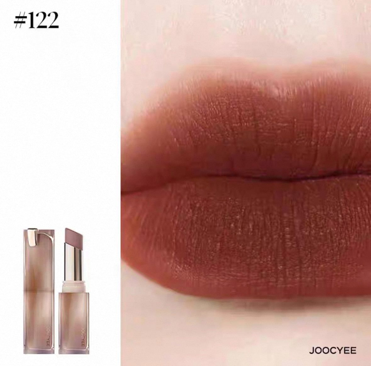 JOOCYEE Matte Muddy Rouge