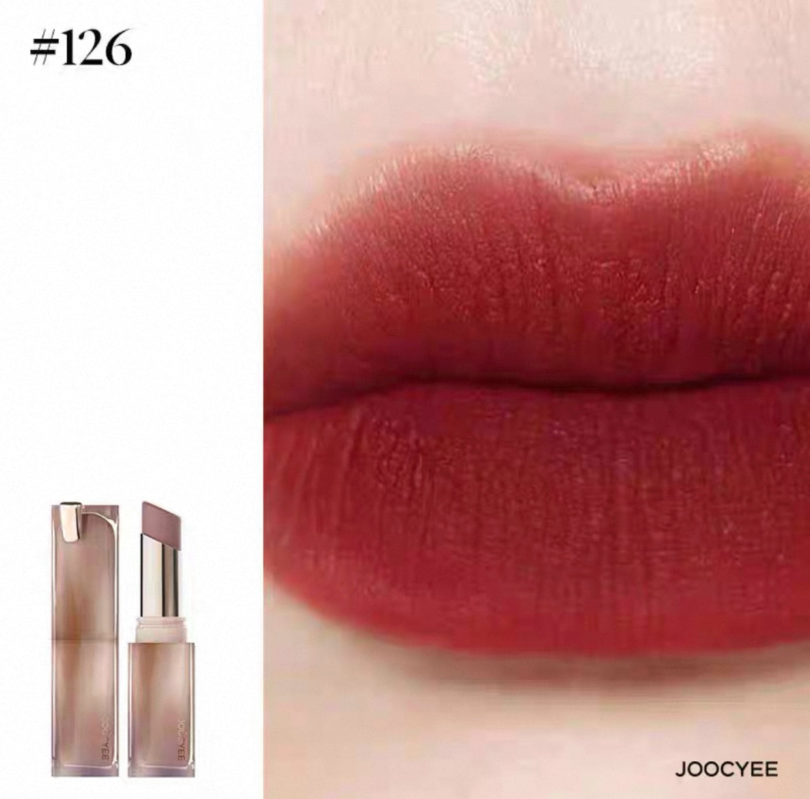 JOOCYEE Matte Muddy Rouge