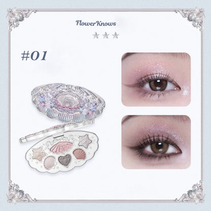 Flower Knows Shell's Jewel 6-Color Makeup Palette