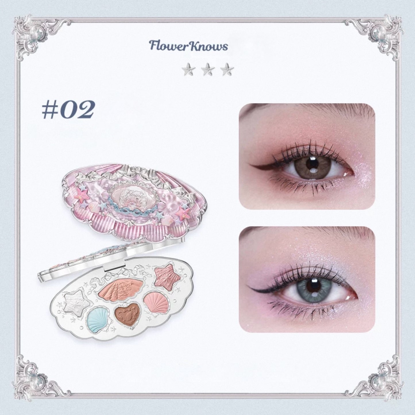 Flower Knows Shell's Jewel 6-Color Makeup Palette