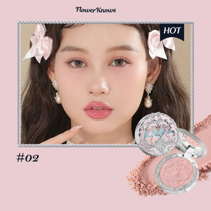 Flower Knows Swan Ballet Embossed Blush