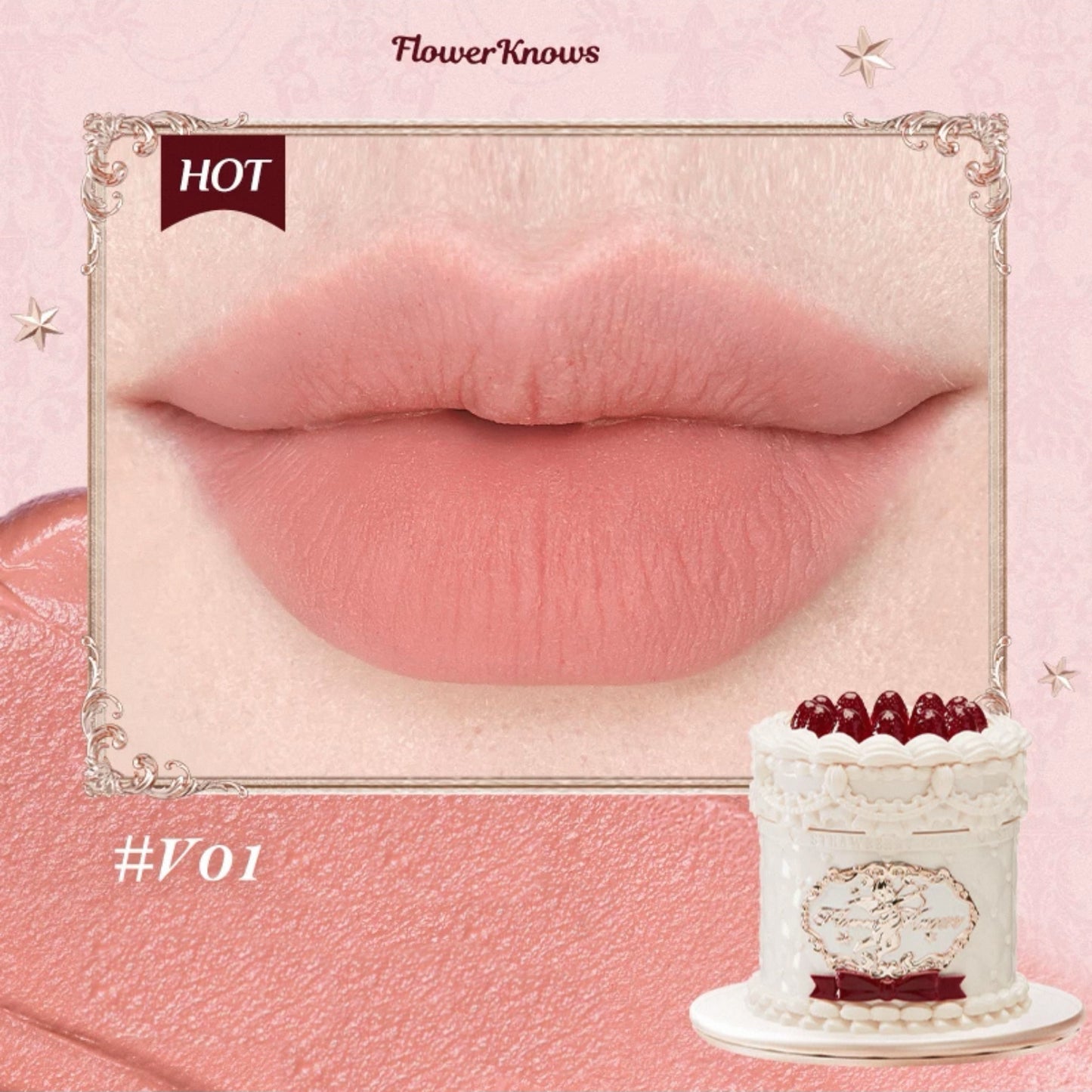 Flower Knows Strawberry Cupid Cake Lip Cream