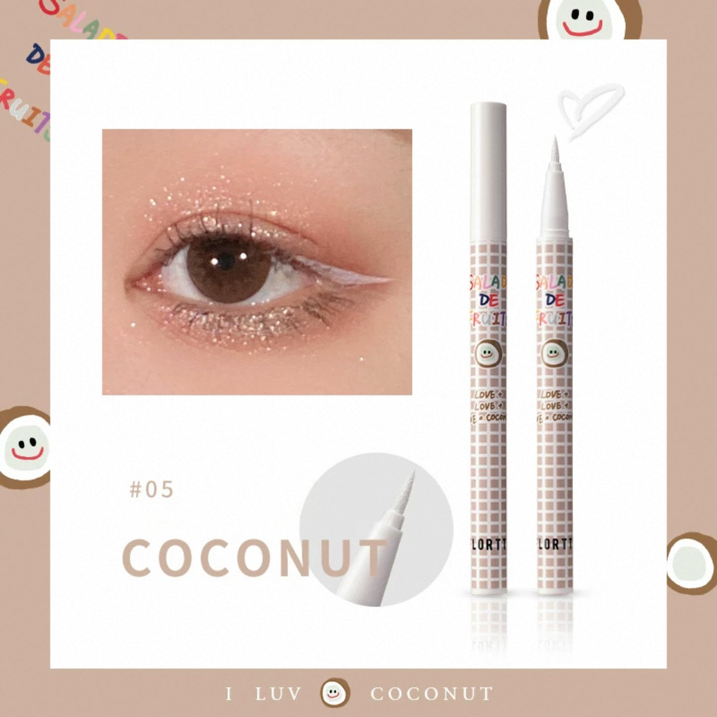 Flortte Salade De Fruits Eyeliner Pencil