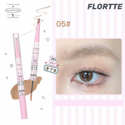 Flortte Good Friends Club Eyebrow Pencil ＆ Brow Mascara