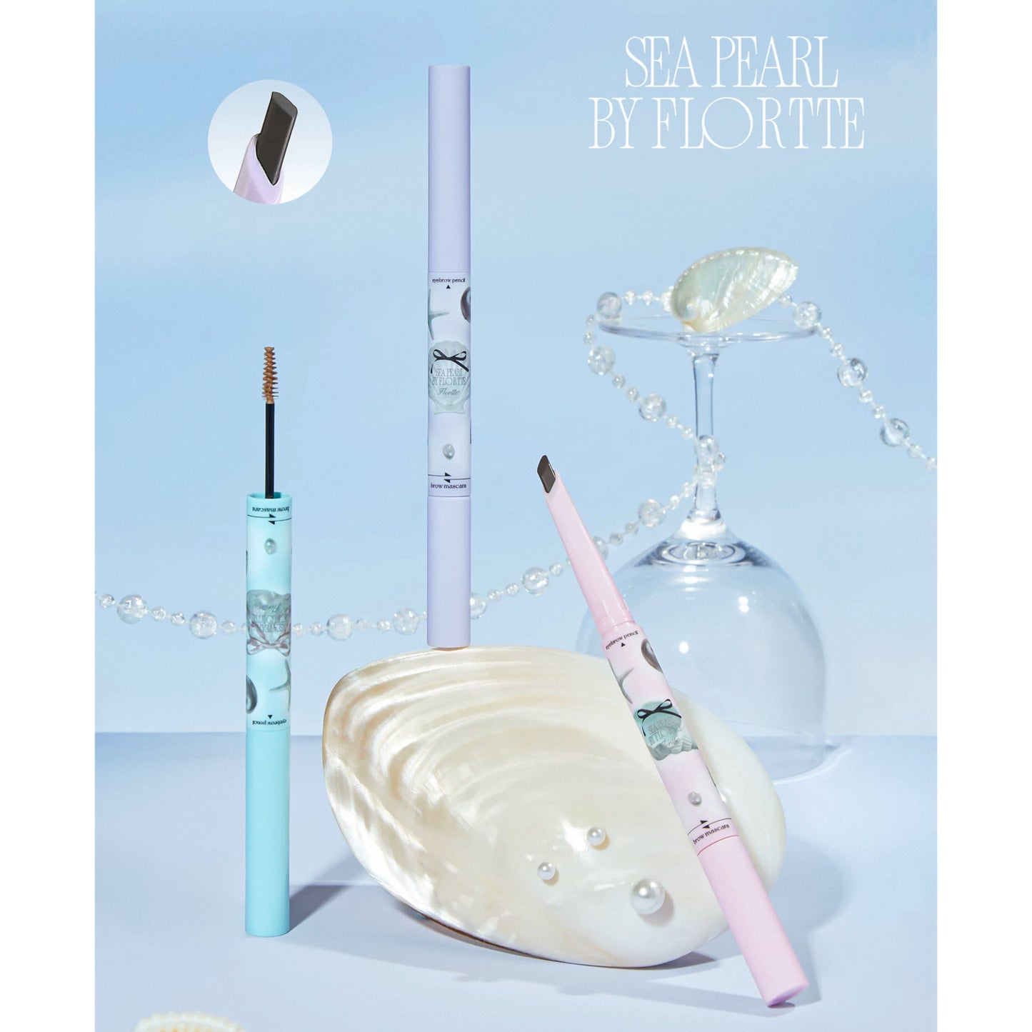 Flortte Good Friends Club Eyebrow Pencil ＆ Brow Mascara