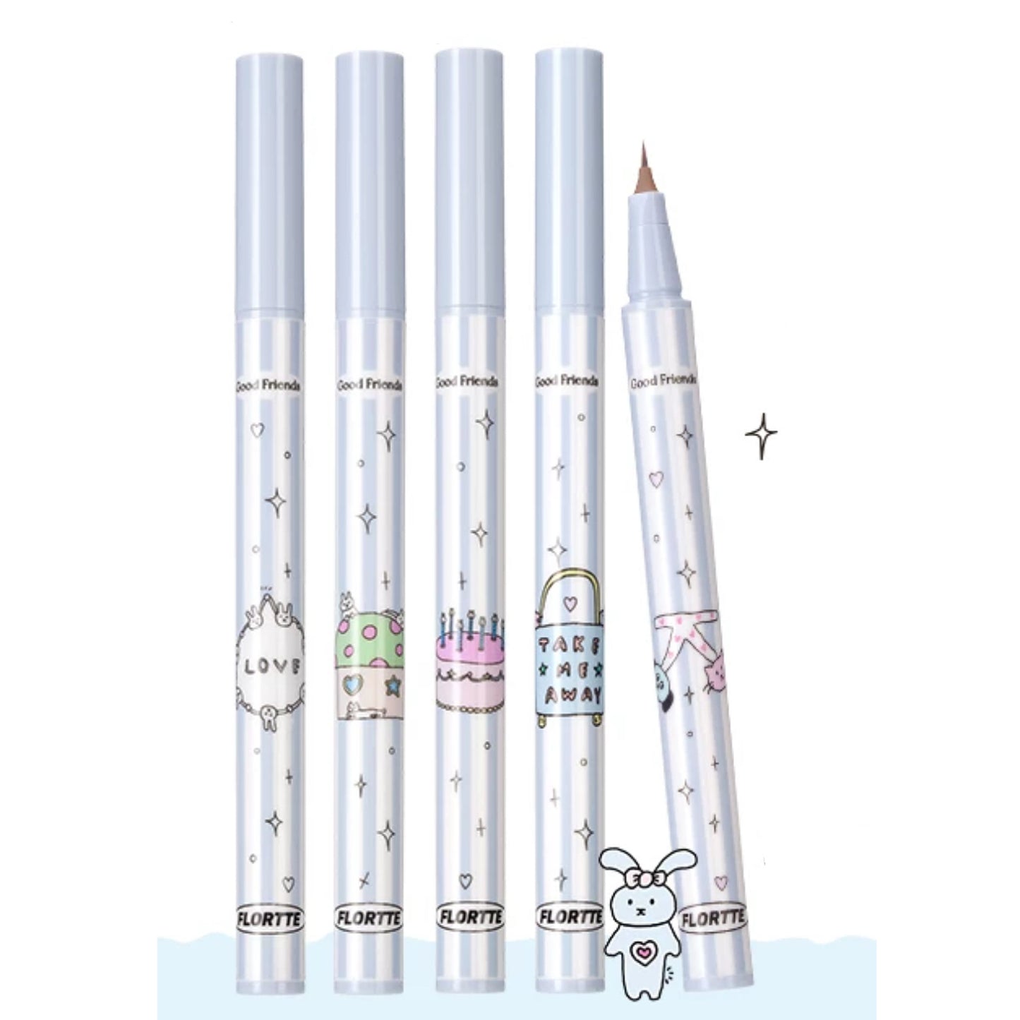 Flortte Good Friends Club--Rotatable Liquid Eyeliner