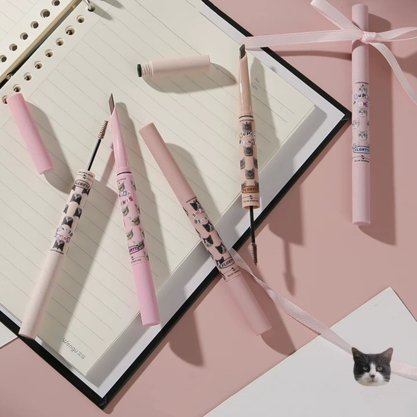 Flortte Eyebrow Pencil Brow Mascara