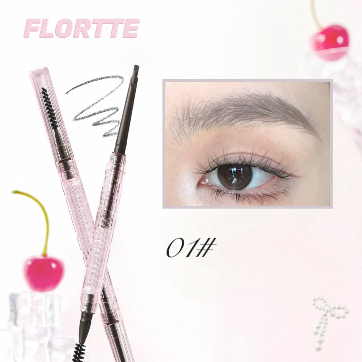 Flortte Solid Small Machete Eyebrow Pencil