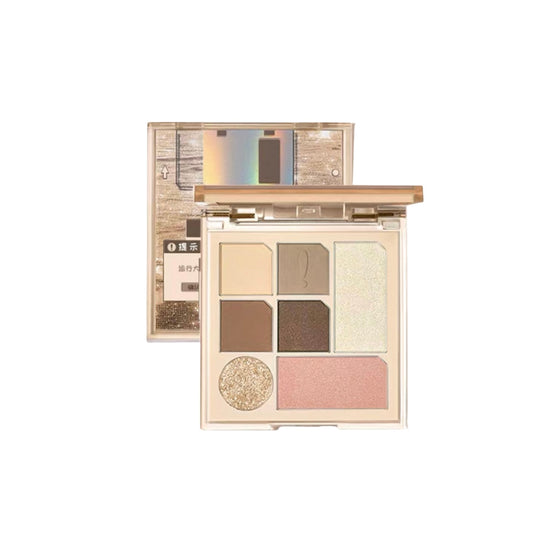 Chioture Seven-Color Disk Eyeshadow Palette