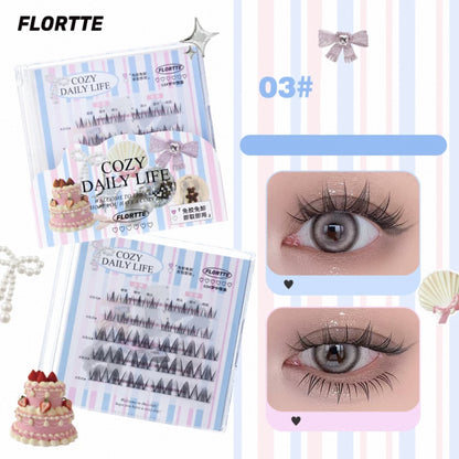 Flortte Segmented Self-Adhesive Glue-Free False Eyelash