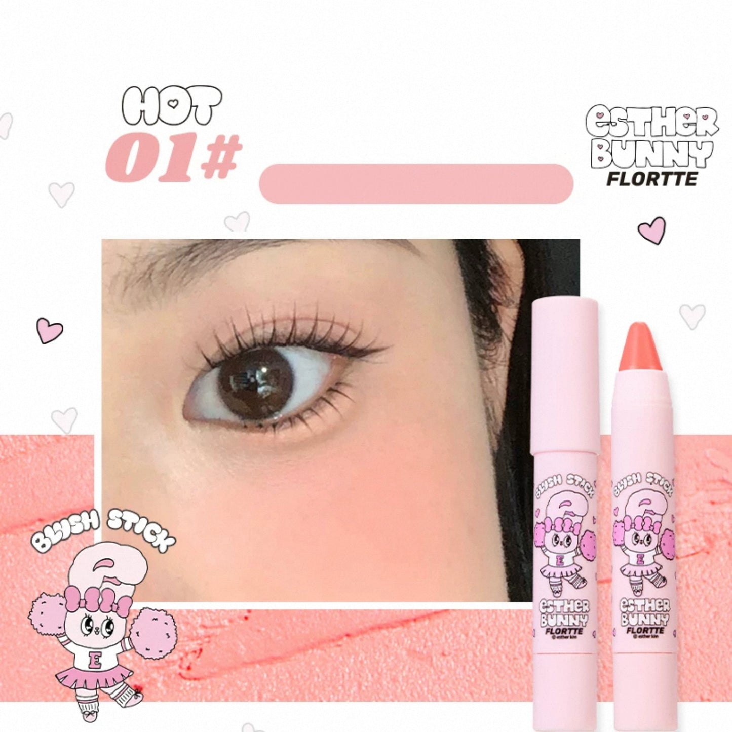 Flortte Esther Bunny Blusher Pen