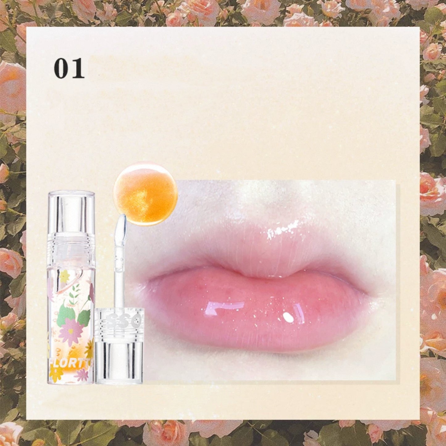 Flortte I Love You Lip Gloss Oil