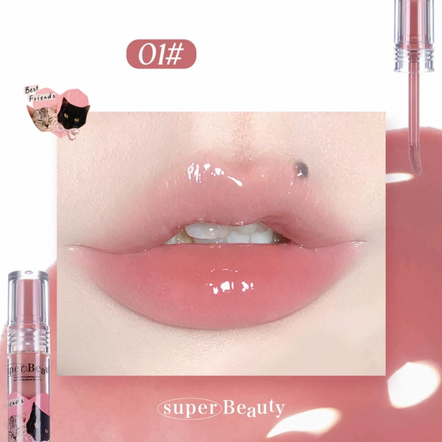 Flortte I Am Super Beauty Lip Gloss Serum