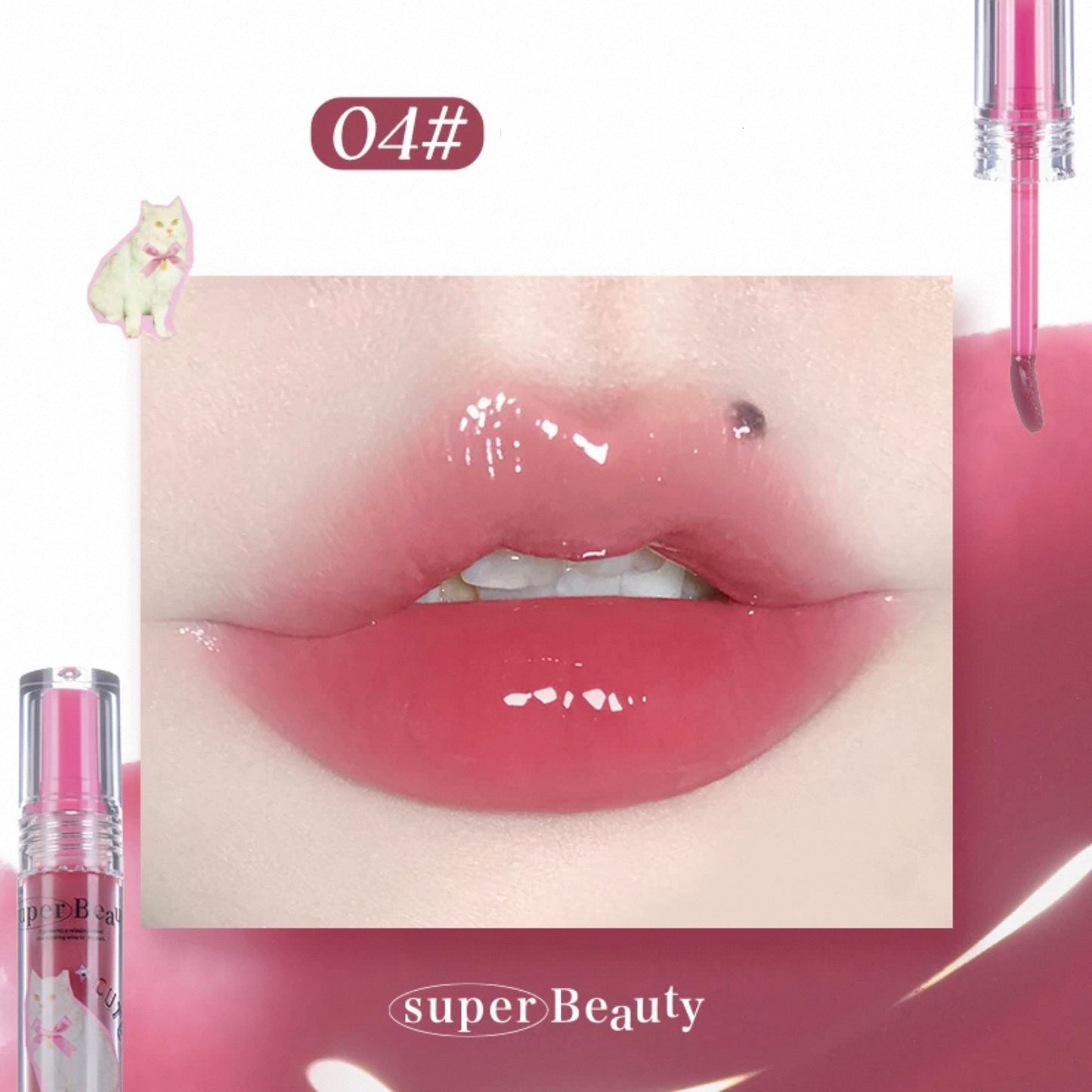 Flortte I Am Super Beauty Lip Gloss Serum