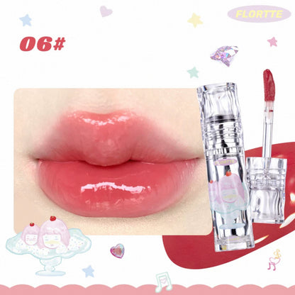 Flortte Girl's World Non-Stick Cup Lip Lacquer