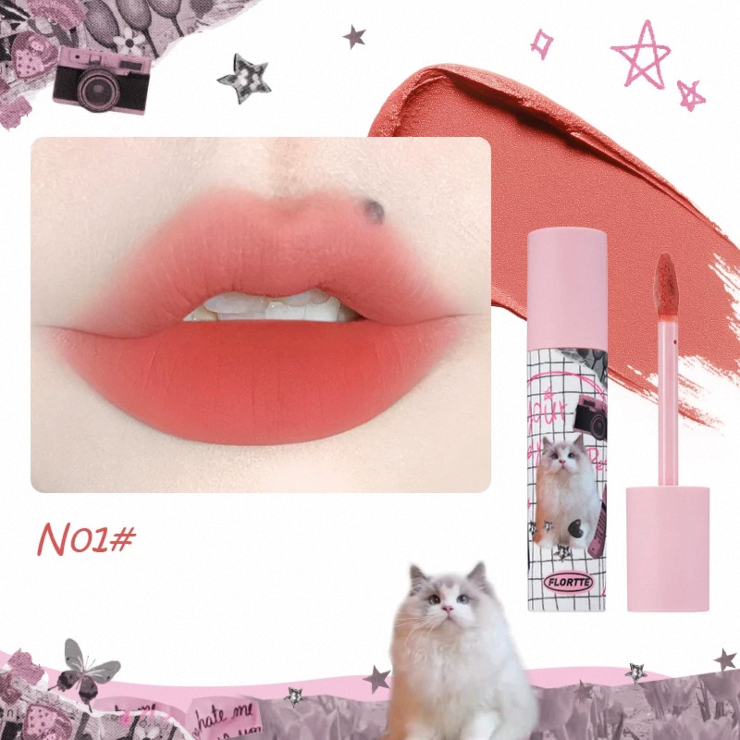 Flortte I Am Super Beauty Lip Cream