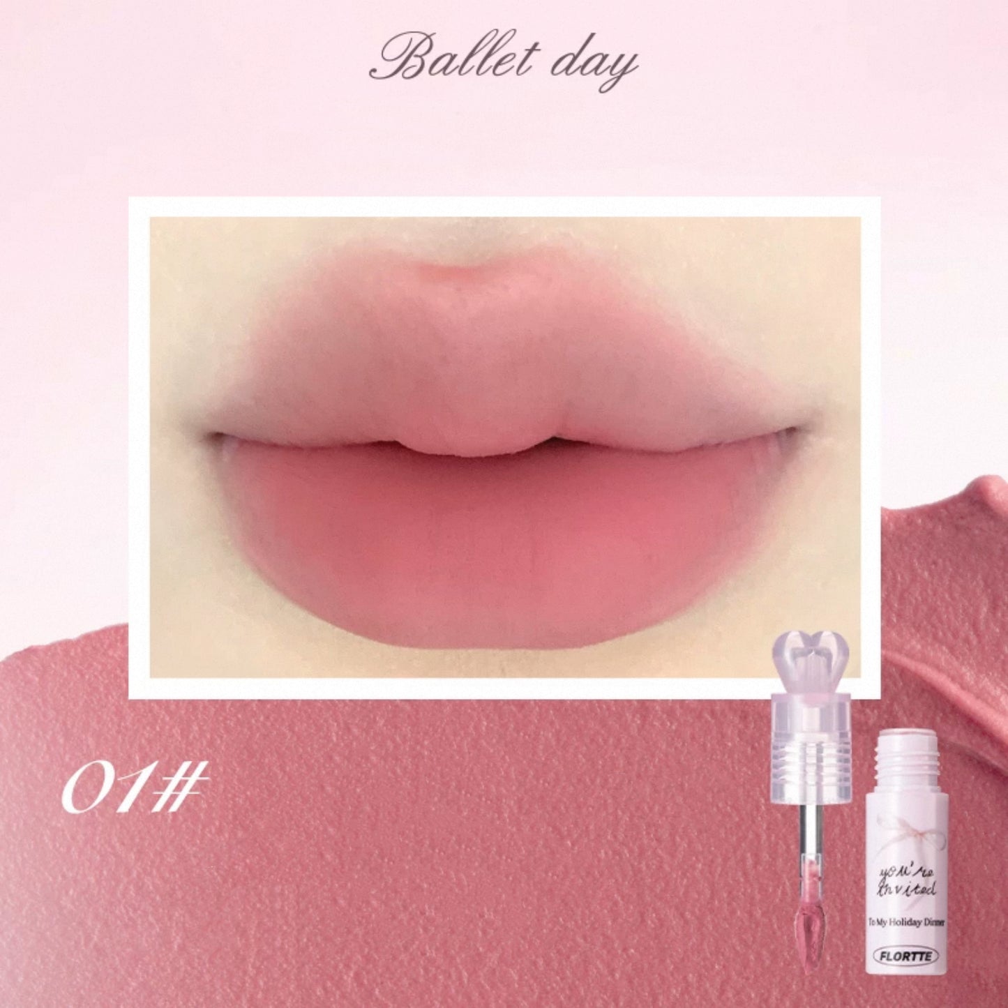 Flortte Small Bowknot Series Film-Forming Lip Cream