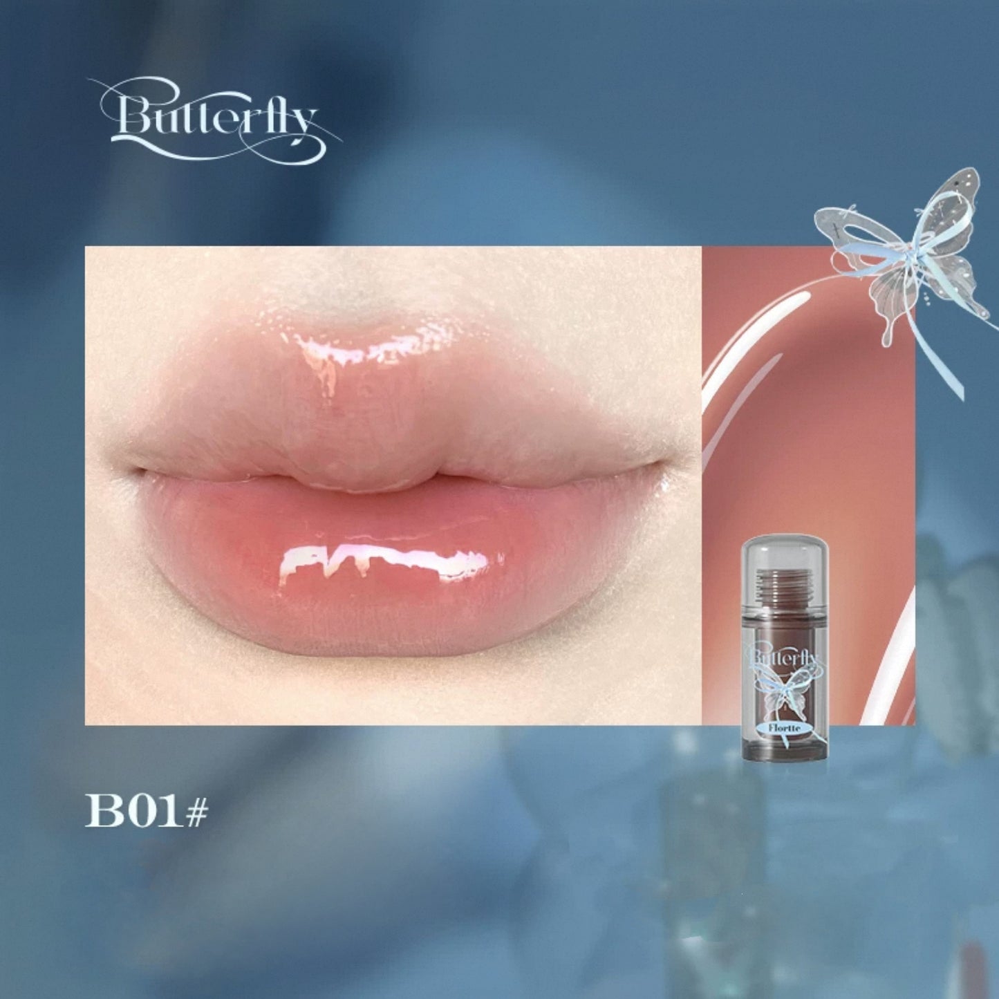 Flortte Twin Butterfly Series Lip Serum