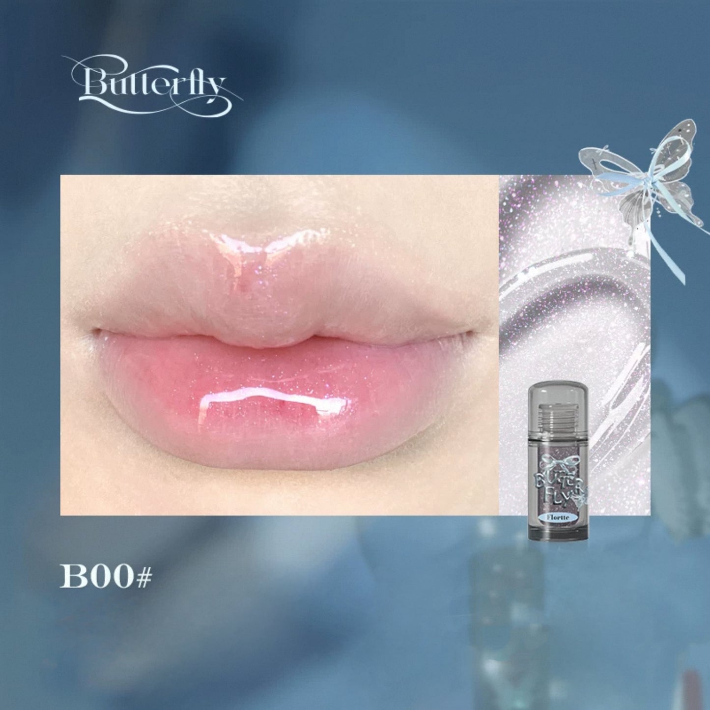 Flortte Twin Butterfly Series Lip Serum