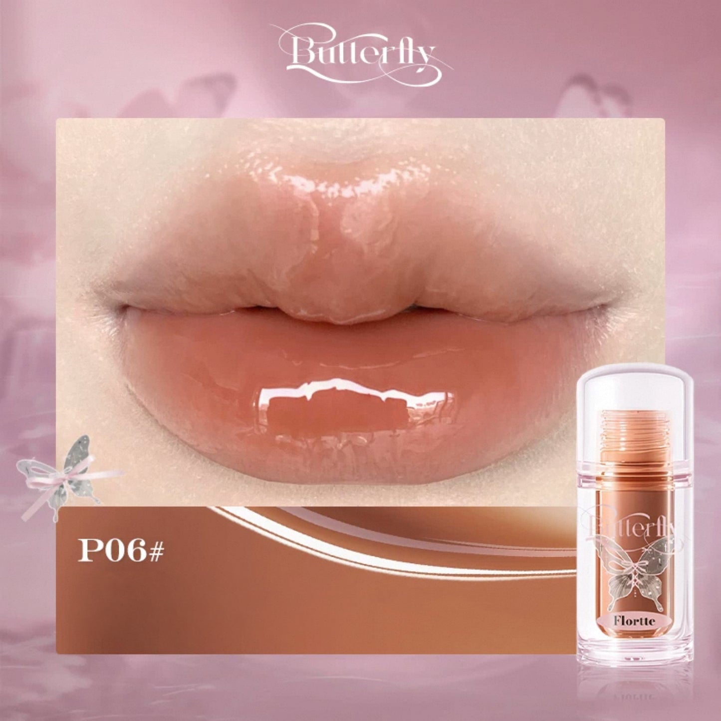 Flortte Twin Butterfly Series Lip Serum