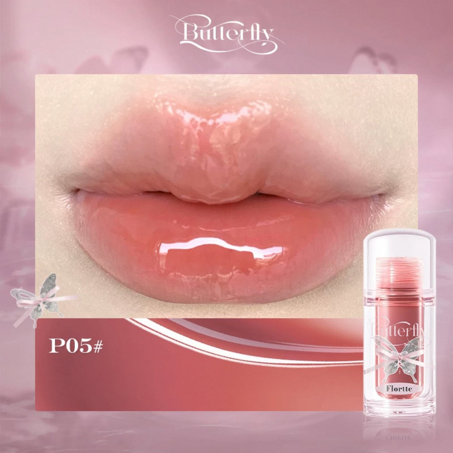 Flortte Twin Butterfly Series Lip Serum