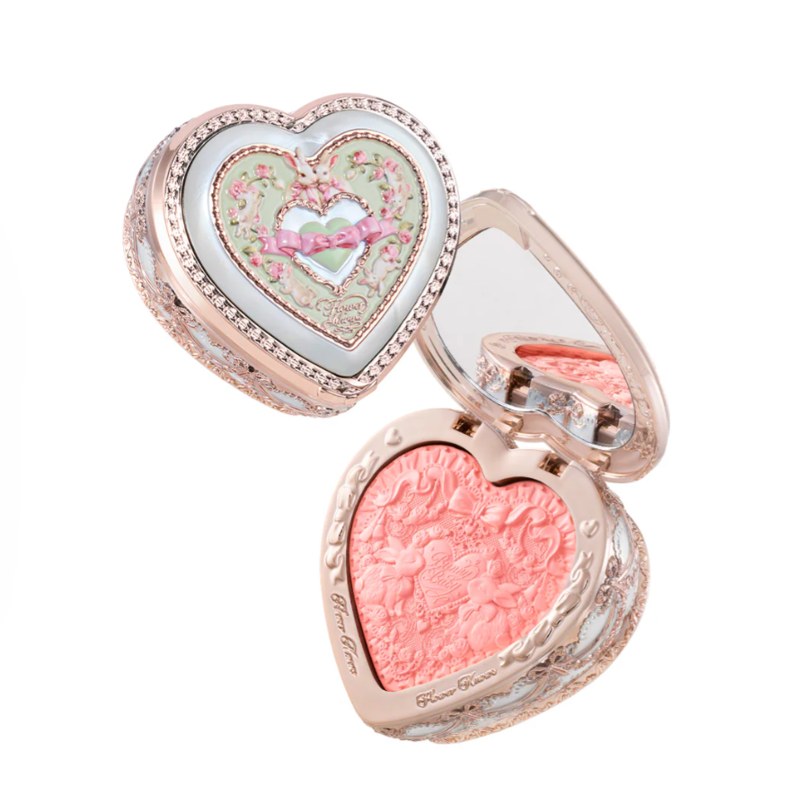Flower Knows Bunny Garden Embossed Blush