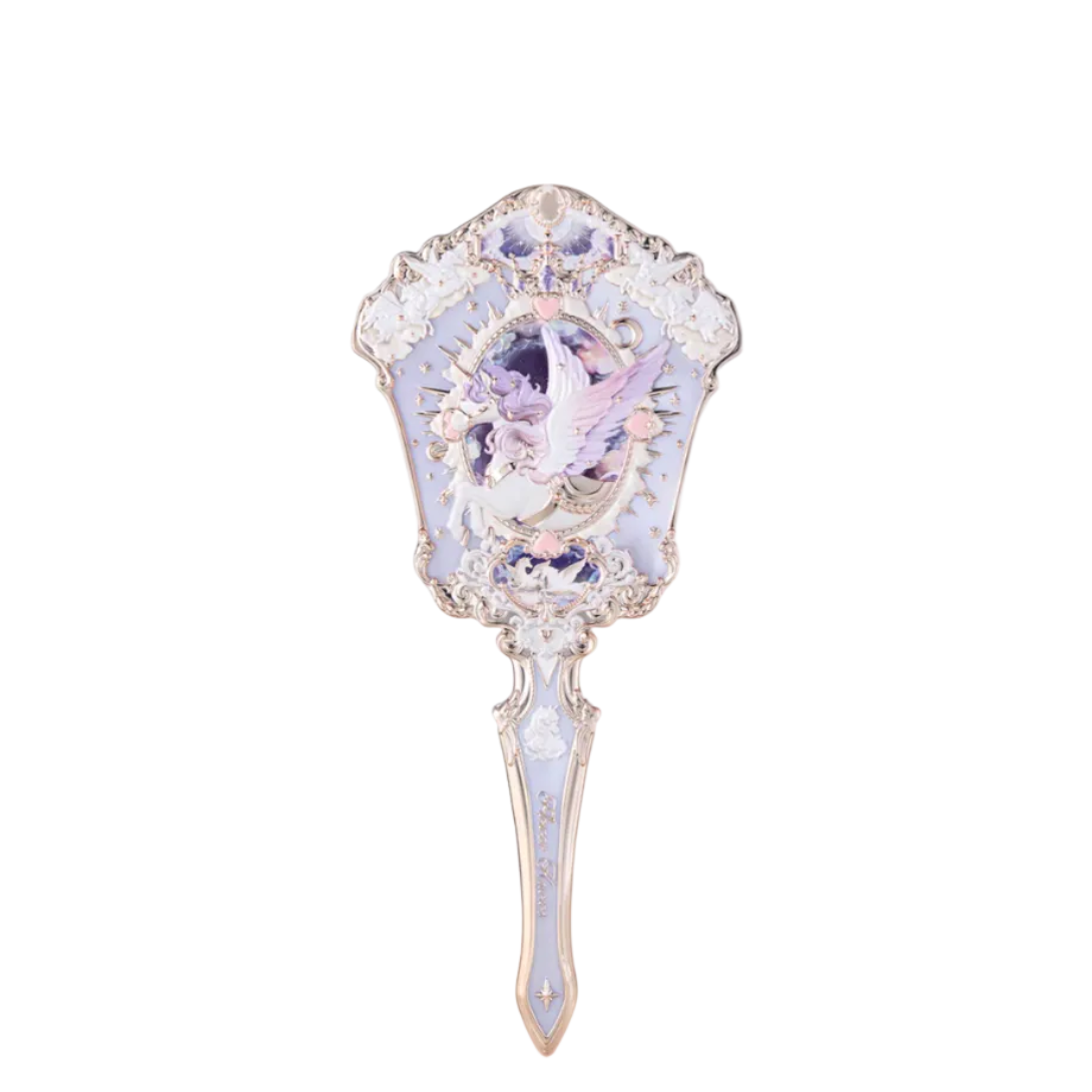 Flower Knows Knight Unicorn Hand Mirror