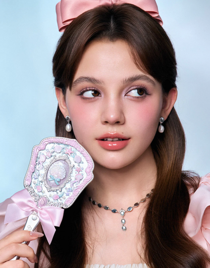 Flower Knows Shell's Jewel Hand Mirror