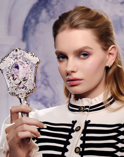 Flower Knows Knight Unicorn Hand Mirror