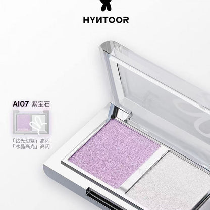HYNTOOR Duo Chrome Sparkle Eyeshadow Palette