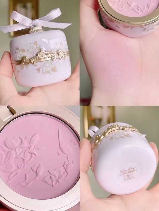 Flower Knows Floral Goddess Embossed Blush