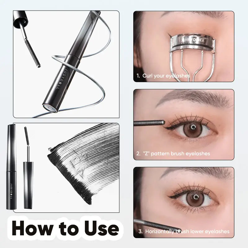 JUDYDOLL 3D Curling Eyelash Iron Mascara