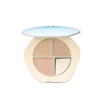 Timage TIMAGE Tri-Color Concealer Palette Facial Concealer Covers Spots Acne Dark Circles Creamy texture Moisturizing Skin-Friendly