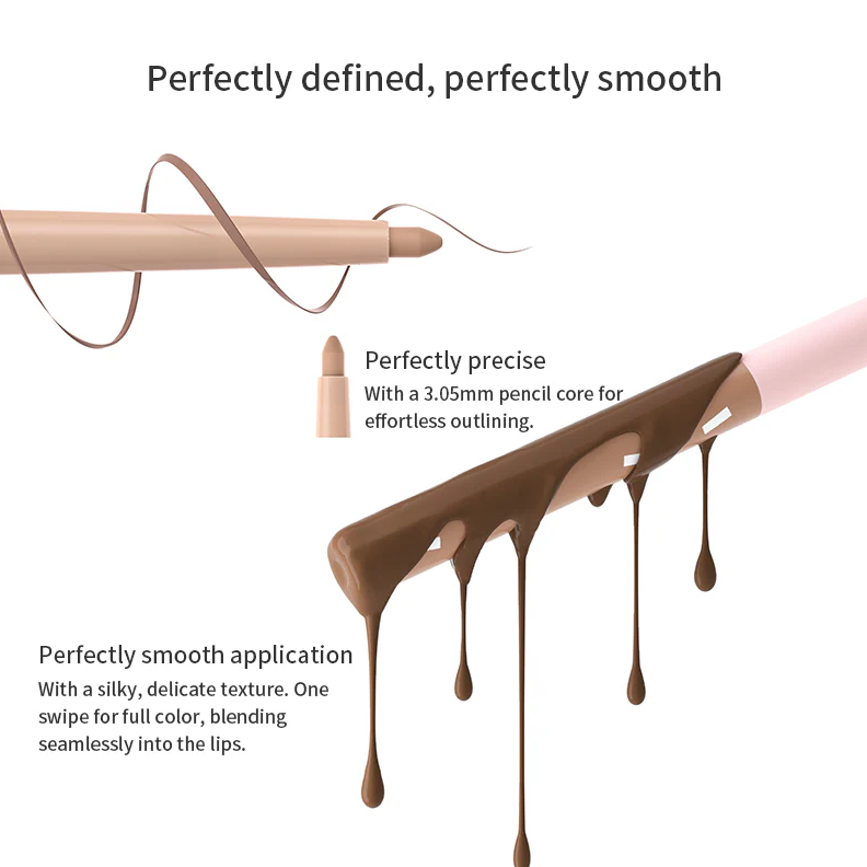 HYNTOOR Chocolate Stick Pout Lip Liner