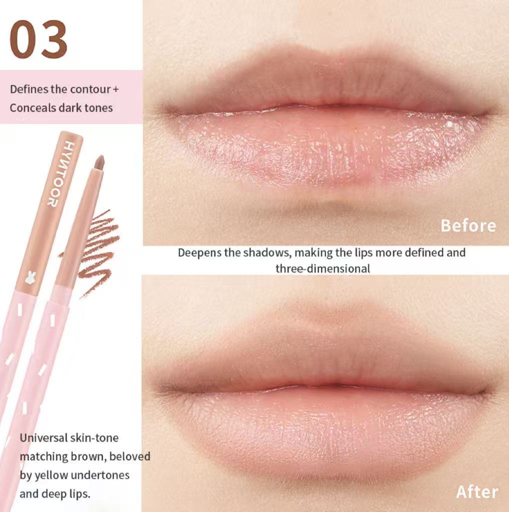 HYNTOOR Chocolate Stick Pout Lip Liner