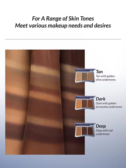 Kaleidos 3-shade Face Contour & Highlight Palette