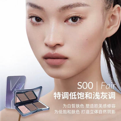 Kaleidos 3-shade Face Contour & Highlight Palette