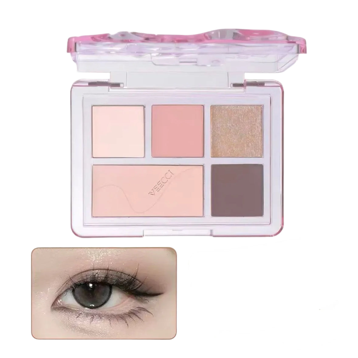 VEECCI Five-Color Eyeshadow Palette